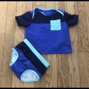 Patagonia swim suit rash guard